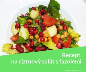 Foto: recept na cizrnový salát s fazolemi