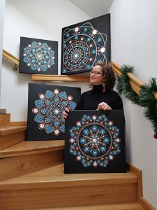Fotografie: Lucia Čapková - malování mandal