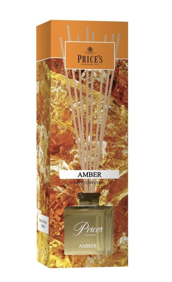 Price´s FRAGRANCE vonný difuzér  Smyslný jantar 100ml - Obrázek 2