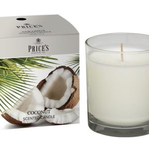 Price´s FRAGRANCE vonná svíčka ve skle Exotický kokos 350g