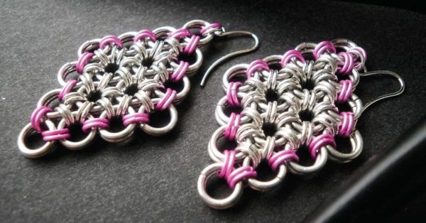 Chainmaille šperky z drátků a korálků (kroužkování) - Obrázek 2