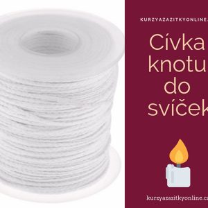 Cívka knotu do svíček