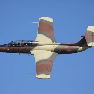 Let stíhačkou L-29