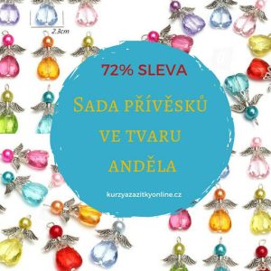 Sada přívěsků ve tvaru anděla